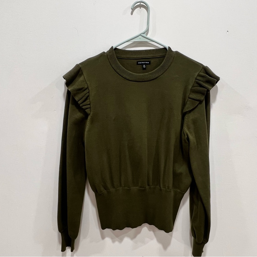 Olive Who What Wear Sweater